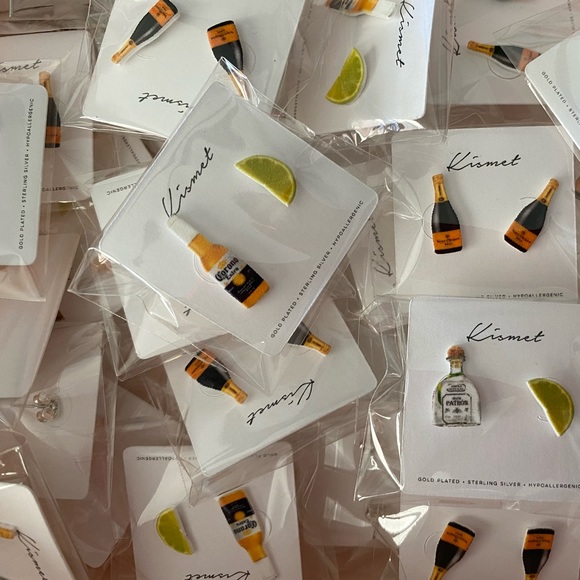 Corona and Lime Bottle Stud Earrings - Picture 4 of 6